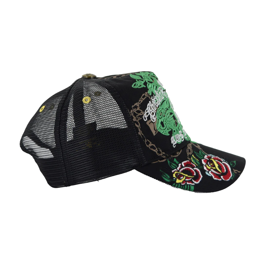 Roses & Panther Trucker Hat - Image 3
